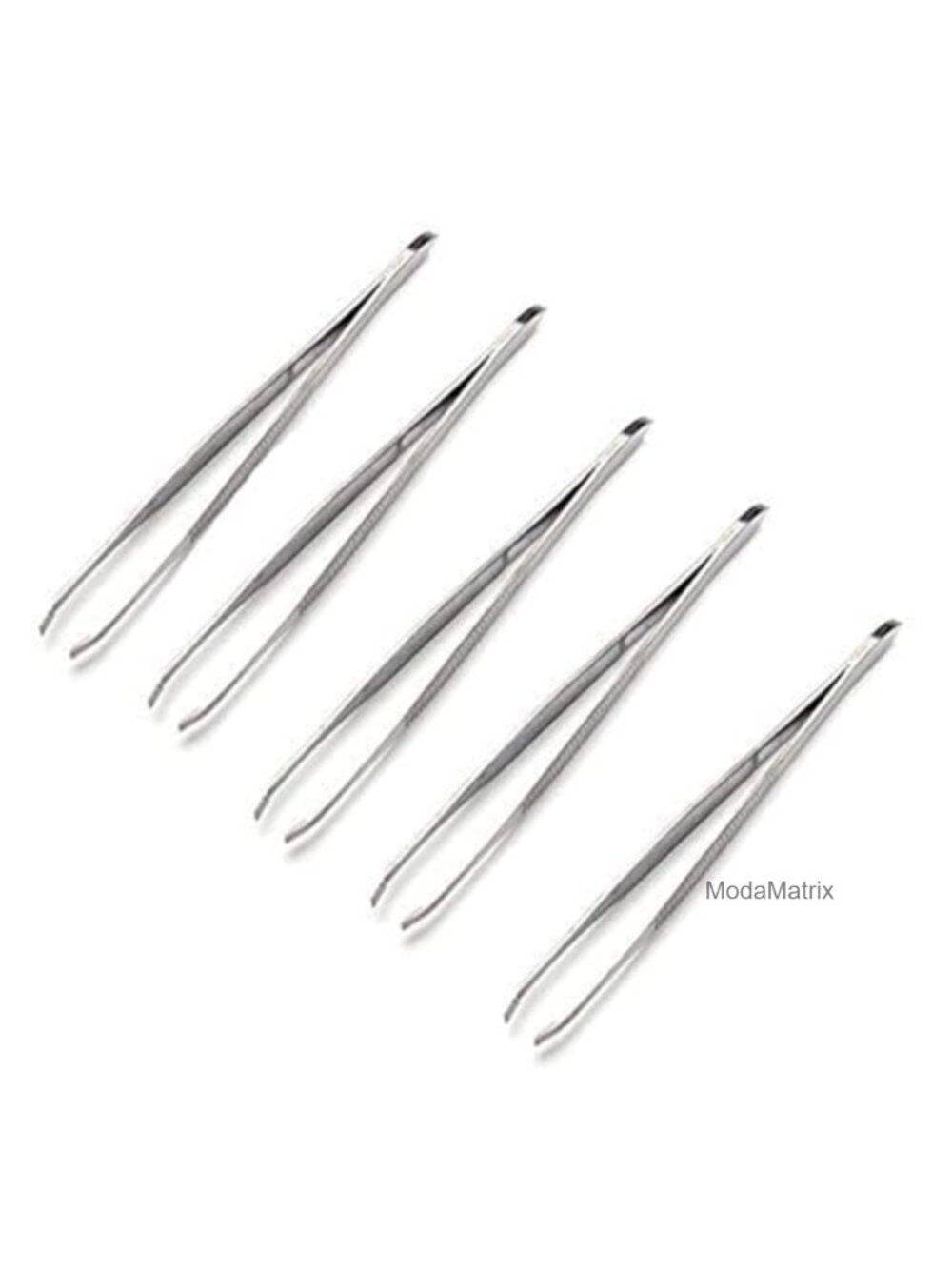 5Pc Stainless Steel Tweezers Set Precision Eyebrow Hair Removal Beauty Tool
